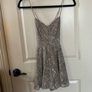 Shiny Lavender Romper